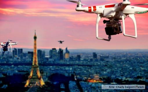 Drones en París