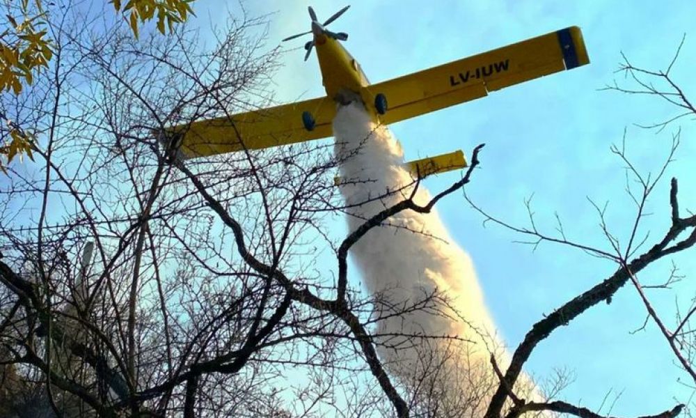 Desaparece avión hidrante en La Rioja