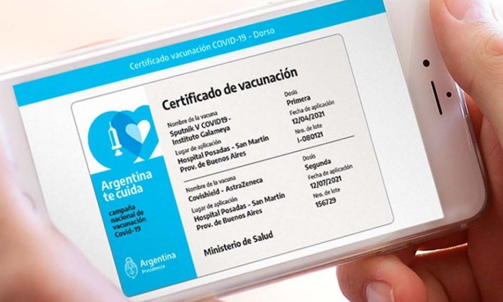 Pase sanitario para eventos masivos