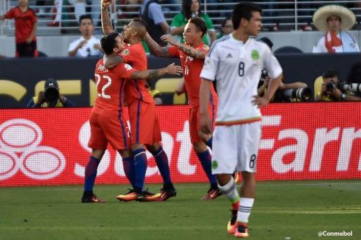 Chile bailó a México 7 a 0