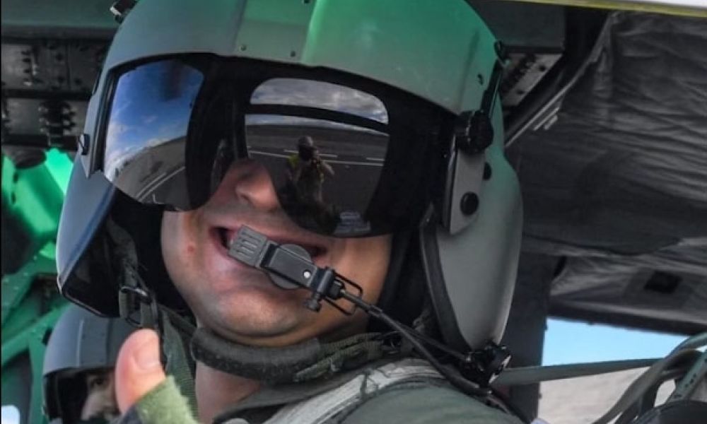 El piloto de helicóptero de la Fuerza Aérea Argentina El piloto de helicóptero de la Fuerza Aérea Argentina