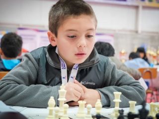 Con apenas 9 años, Tomás Casquero se subió al podio en el Sudamericano Escolar de Ajedrez