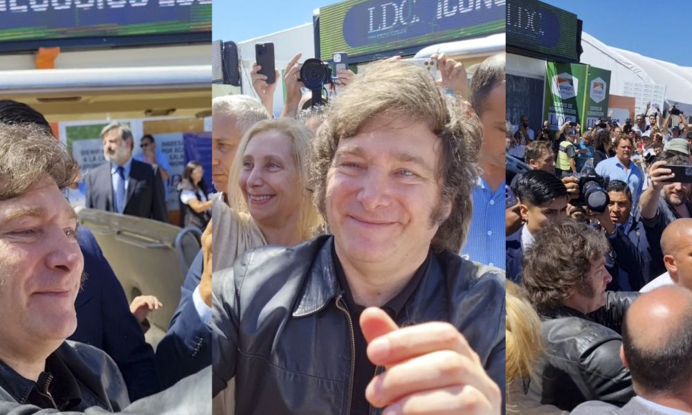 Javier Milei en ExpoAgro