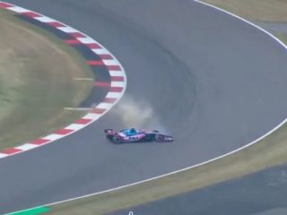 Colapinto sufrió un despiste en la clasificación y largará desde el fondo en el GP de Gran Bretaña