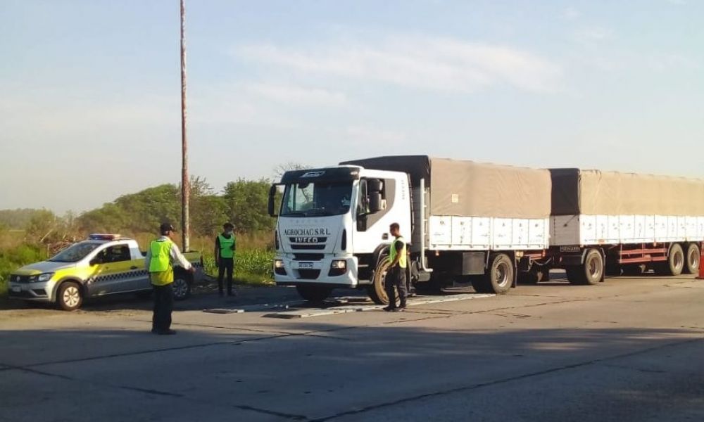 Intensos operativos de control de peso en camiones