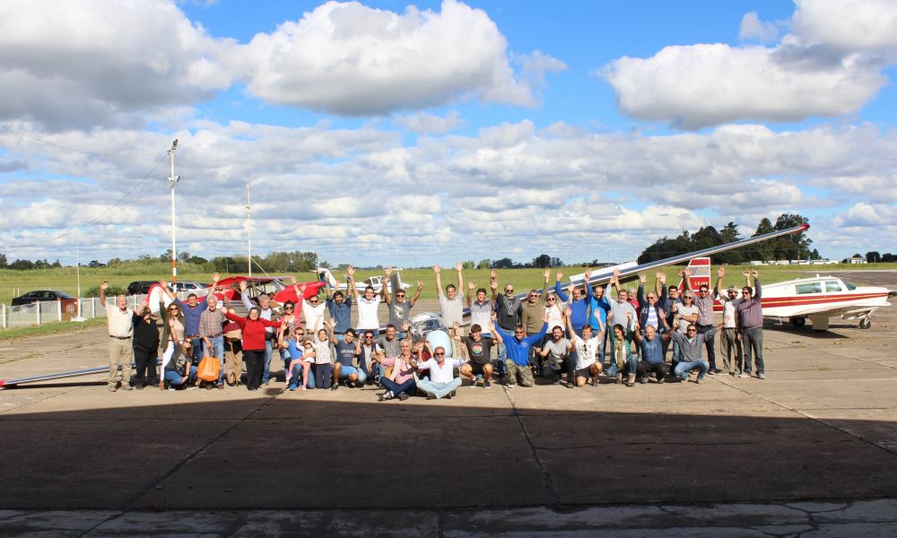 Socios del Aeroclub Pergamino