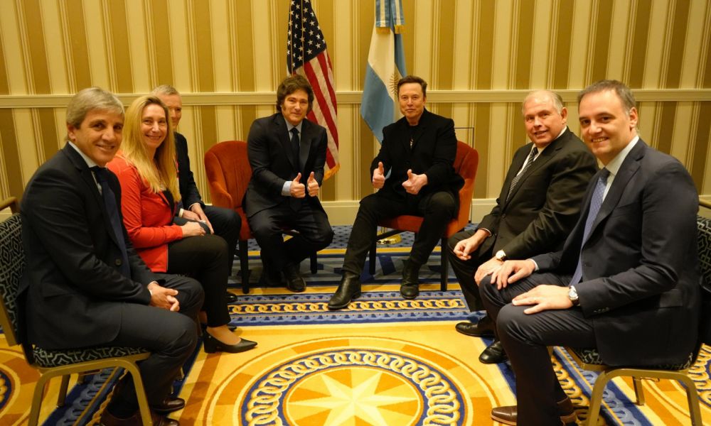 Javier Milei se reunió con Elon Musk