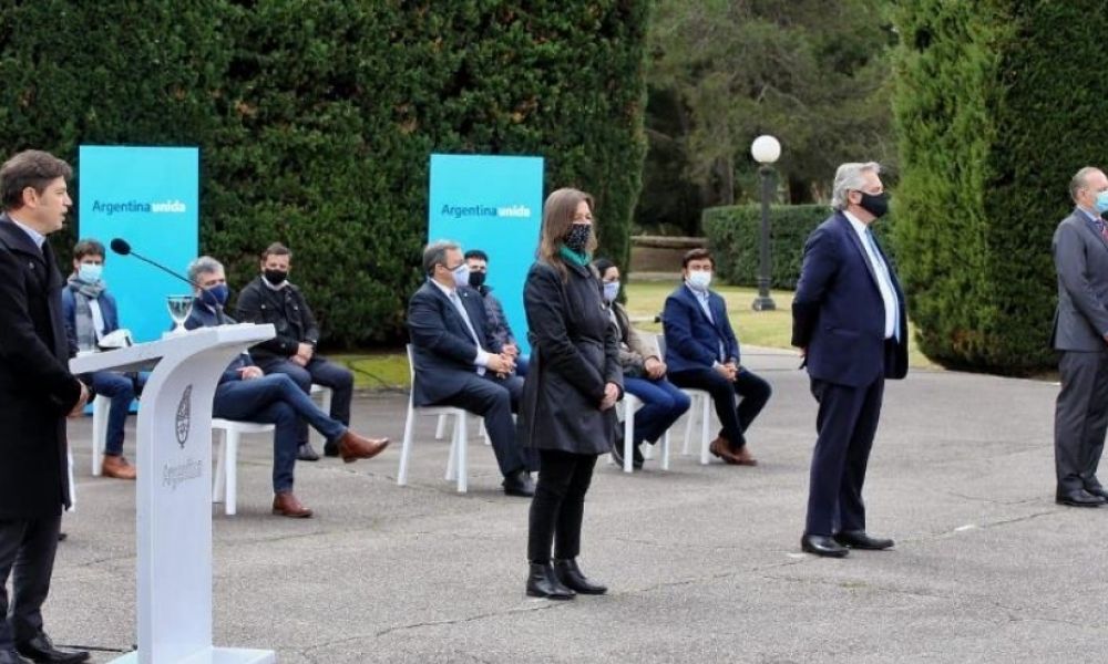 Kicillof, Frederic, Fernández y Berni