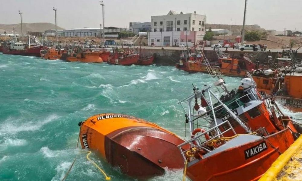 Vientos devastadores en la Patagonia