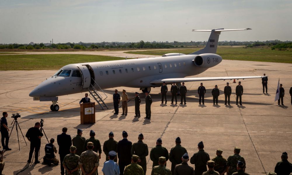 La Fuerza Aérea Argentina presentó el nuevo avión