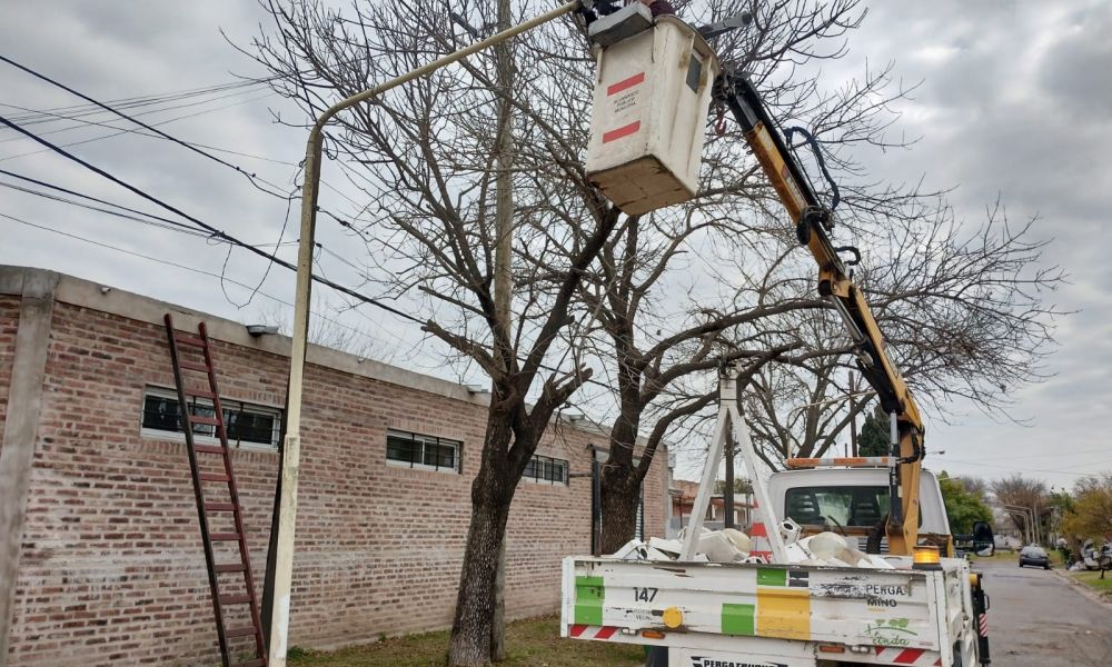 Modernización lumínica en Pergamino