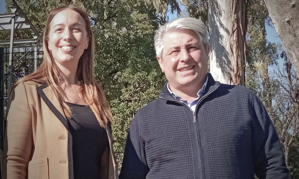 María Eugenia Vidal y Javier Martínez
