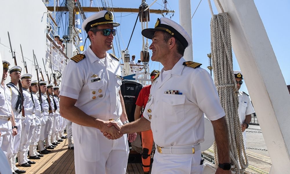 La fragata Libertad llegó a Fortaleza