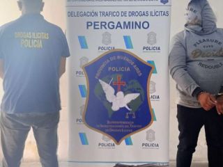Golpe al narcotrfico en Pergamino: Tres detenidos y droga incautada