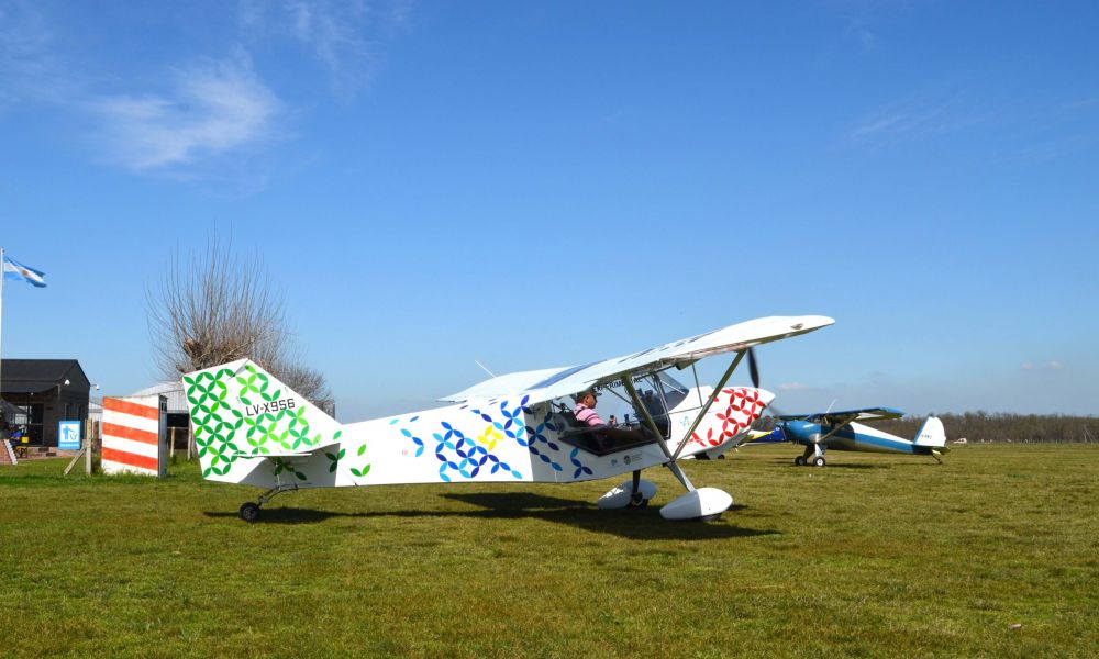 Dos pergaminenses detrás del primer avión eléctrico