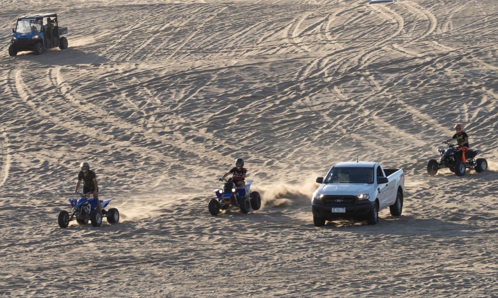 Conducción imprudente en playas