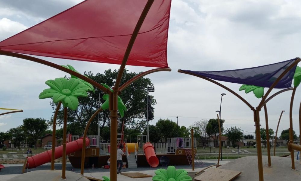 Más juegos en Parque Belgrano