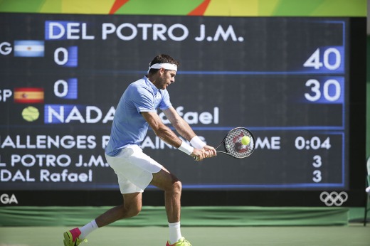 Del Potro le ganó a Nadal y es finalista