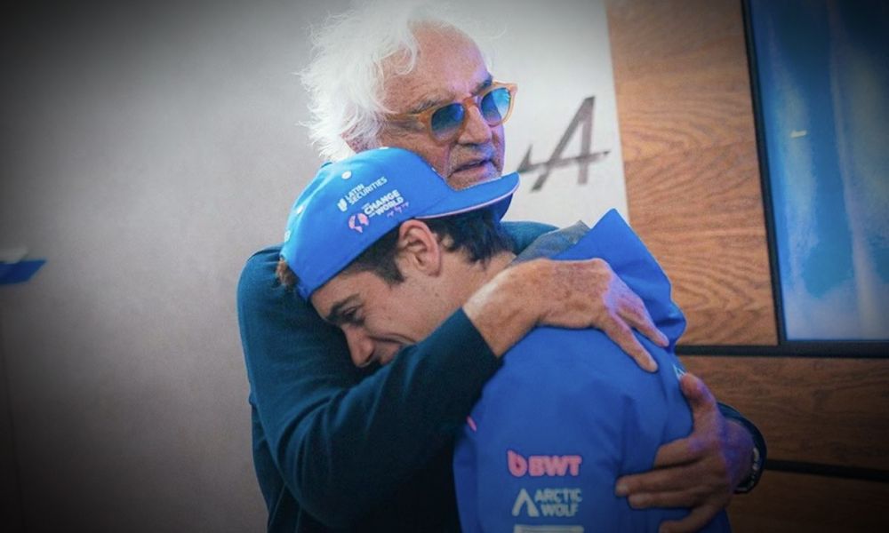 Franco Colapinto y Flavio Briatore