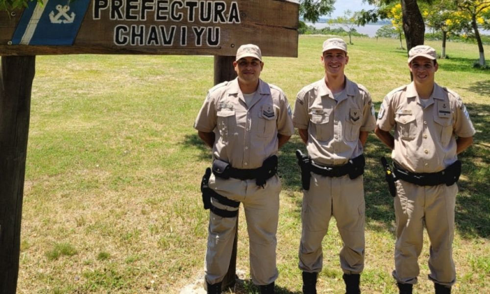 Prefectura rescata a beba asfixiada