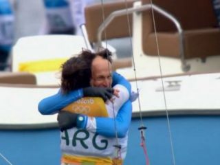 Los argentinos Lange y Carranza son de oro en vela