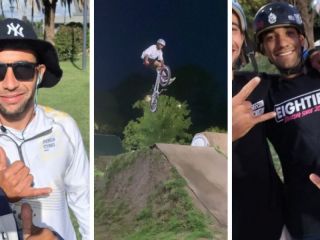 Gran desempeo de los riders locales en el BMX DirtJump de Venado Tuerto