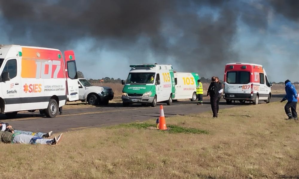 Así se prepara la ANAC para enfrentar emergencias aéreas
