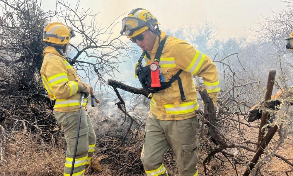 Intensa lucha contra los incendios en Córdoba