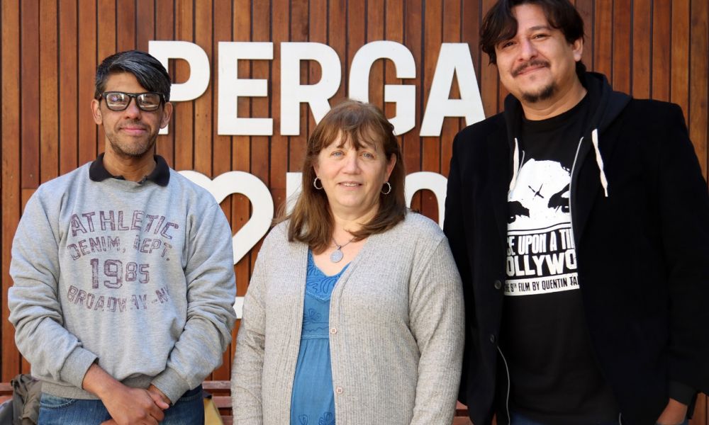 Gabriel Peralta, Cristina Torrano y Romeo Falcioni
