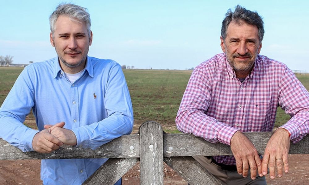 Hernán Seratto y Jorge Luis Calvigioni