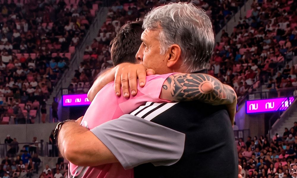 Lionel Messi y Tata Martino