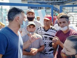 Tensa situaci�n en Ramallo por el anuncio de cierre del frigor�fico Arrebeef