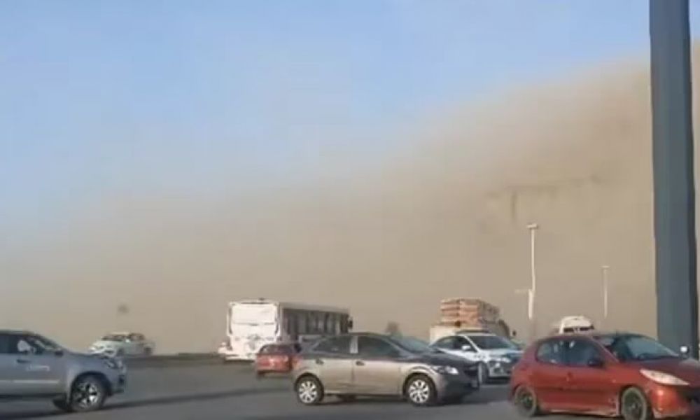 Tormenta de viento causa estragos en Comodoro Rivadavia