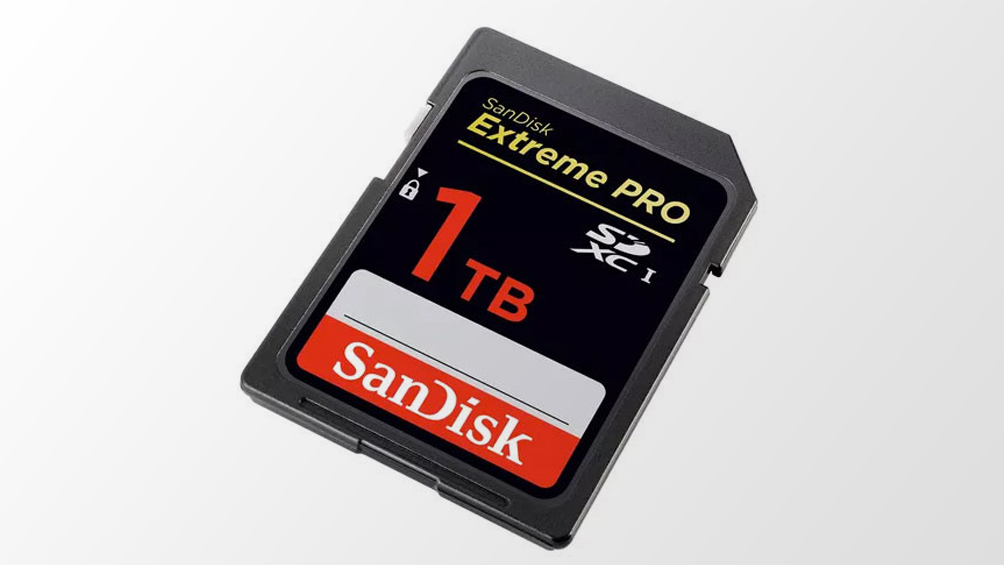 Tarjeta de memoria SD de 1 Terabyte