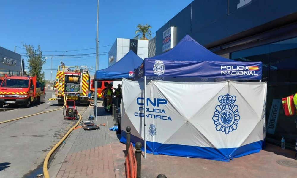 Incendio en discoteca de Murcia