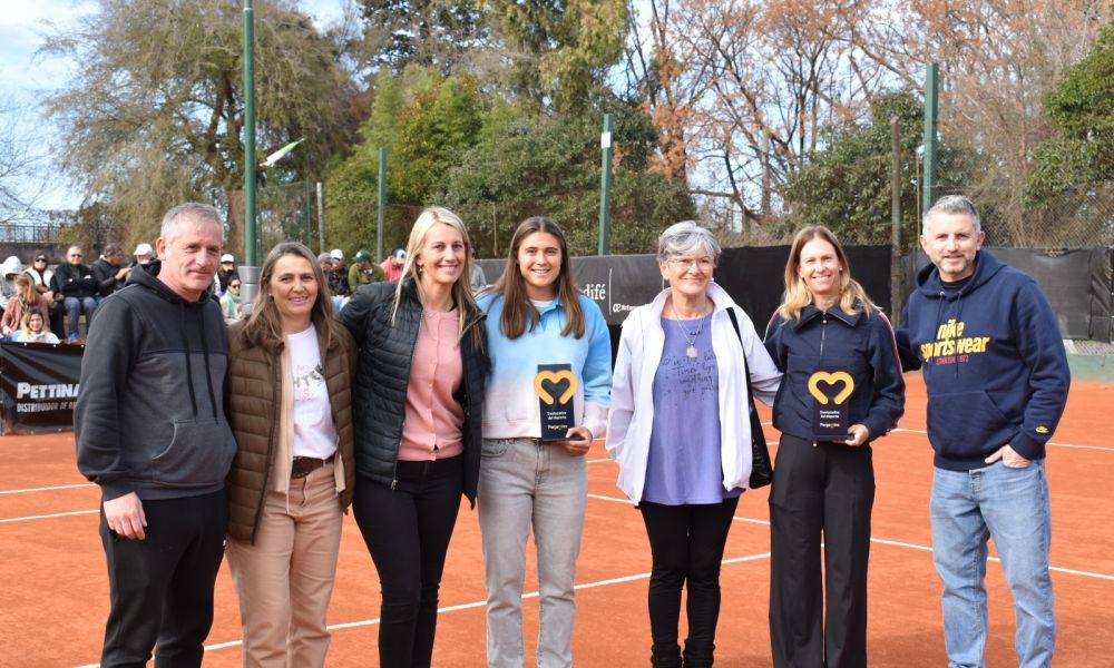 Julia Riera y Berta Bonardi, estrellas locales del tenis