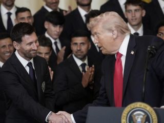 Messi en la Casa Blanca: El astro argentino ingres� junto a Trump en un evento hist�rico