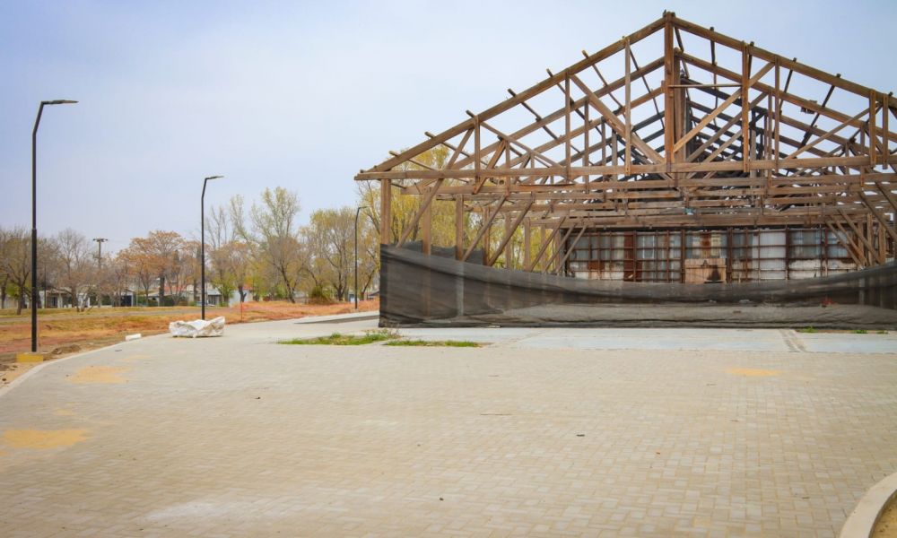 La evolución de las obras en Parque Belgrano