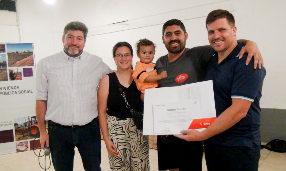 Entrega de 33 lotes en Guerrico