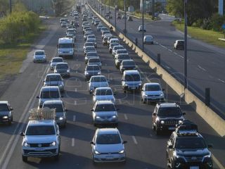 Se usaron drones para multar a 50 banquineros en la vuelta del fin de semana largo