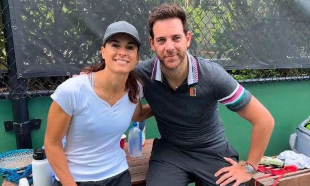 Gabriela Sabatini y Juan Martín del Potro