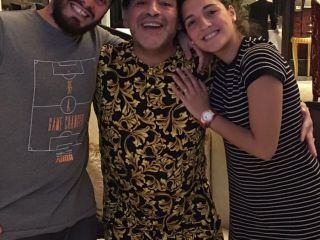 Diego Maradona festej su cumpleaos 56