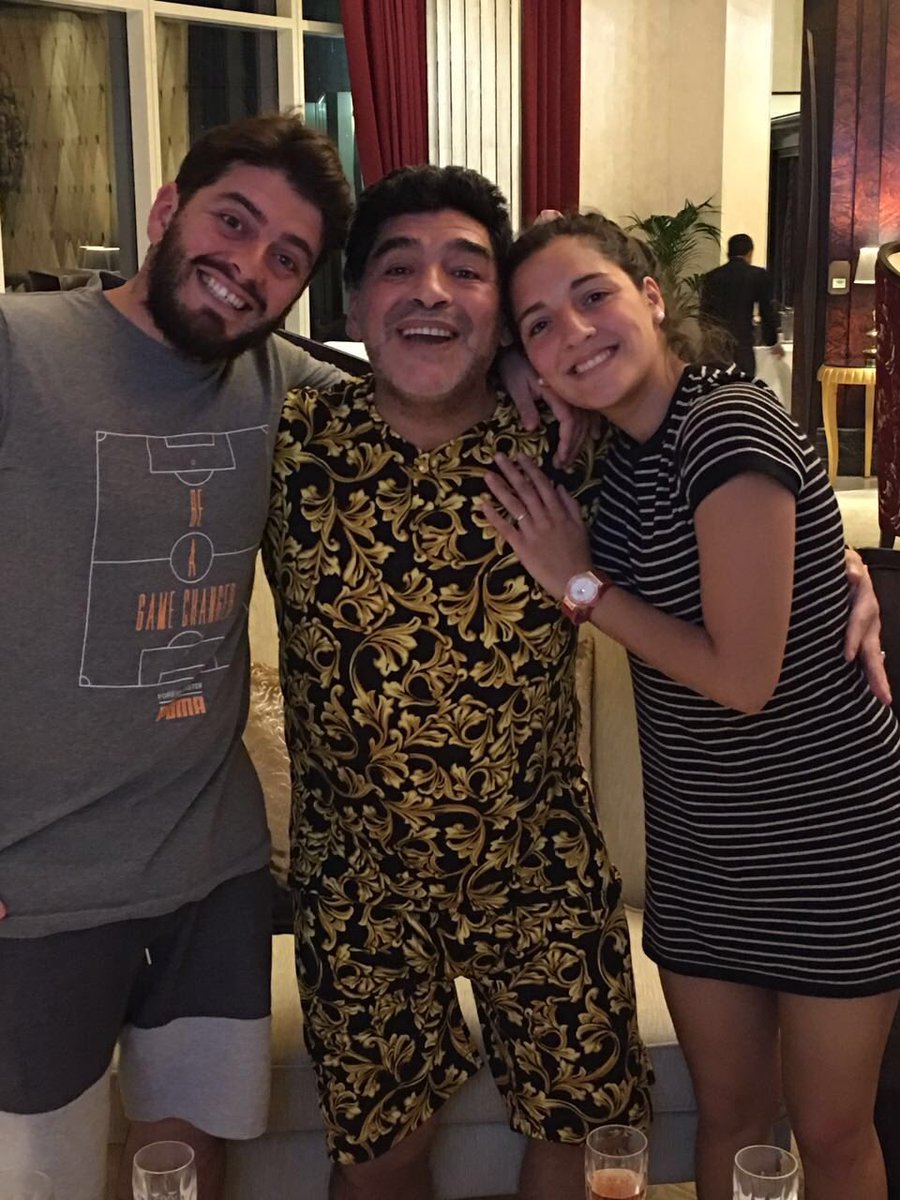 Diego Maradona festejó su cumpleaños 56