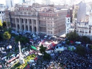 Multitudinaria marcha al Palacio de Tribunales por la democratizacin de la Justicia