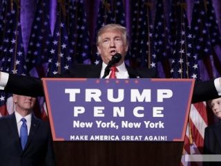 Donald Trump se convirti en el presidente de Estados Unidos
