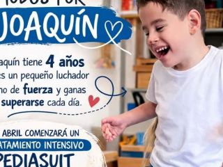 Todos por Joaquín: La campaña solidaria que busca ayudar a un niño a dar sus primeros pasos