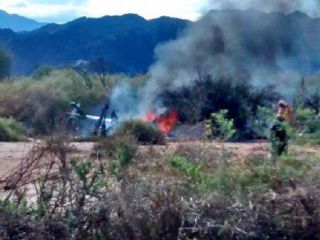 Dos helicpteros chocan en la Rioja