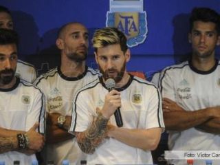 Messi: no hablamos m�s con la prensa