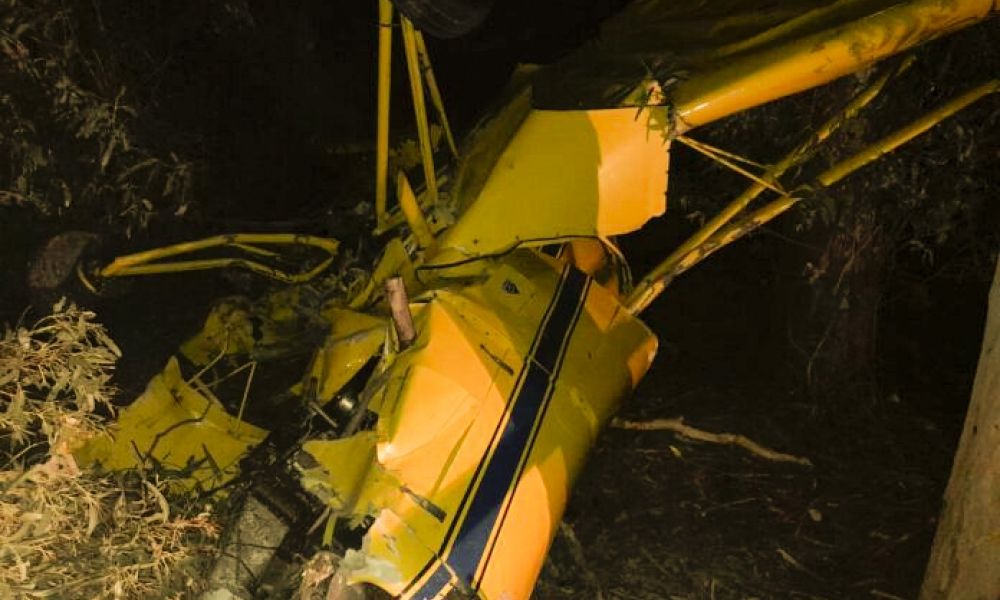 Piloto y acompañante heridos tras accidente aéreo