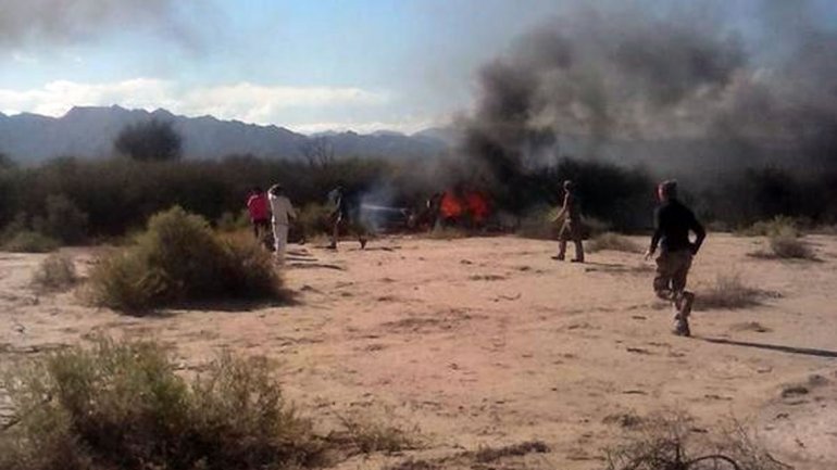 Choque de helicópteros en La Rioja